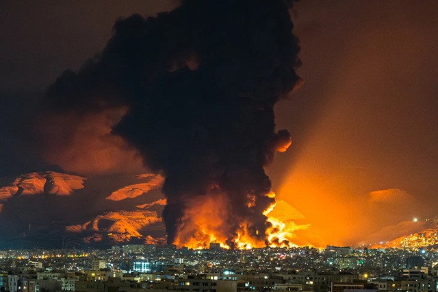 Fire in Iran